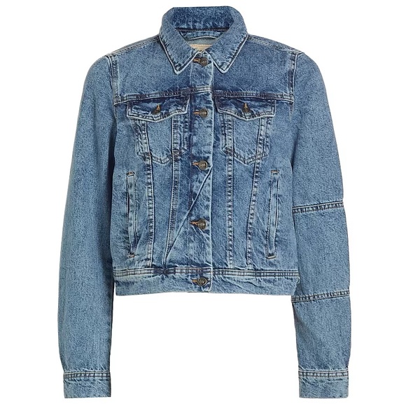 Free People Blue Denim Jacket - Picture 2 of 6